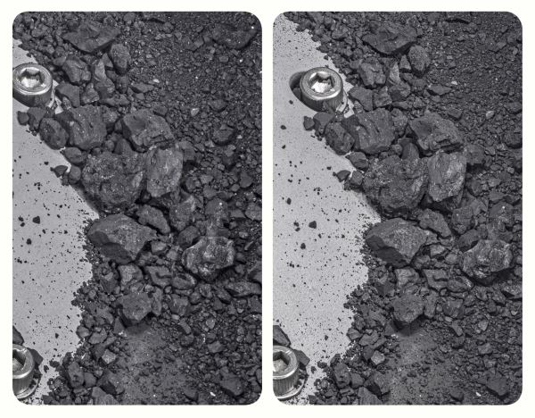 Уникальный взгляд на Бенну: стереоскопическая фотография образцов миссии OSIRIS-REx