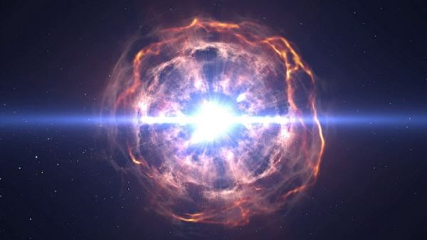 Мощный энергетический поток от взорвавшейся звезды обрушился на Землю