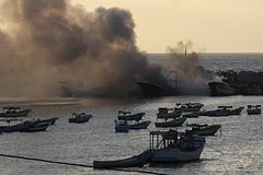 Армия Израиля нанесла удары по военно-морским объектам ХАМАС