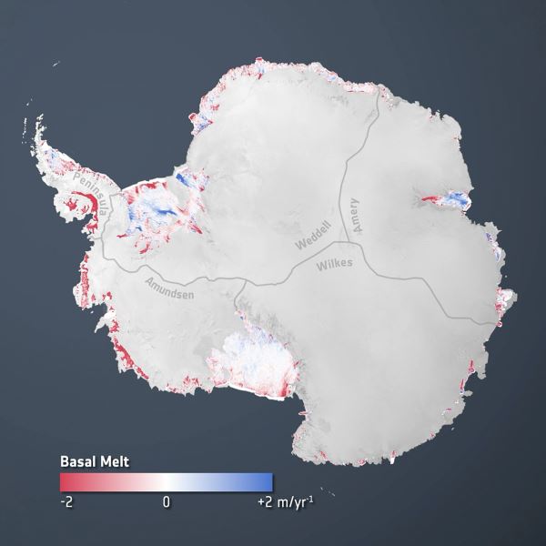 Шельфовые ледники Антарктиды стремительно уменьшаются в размерах